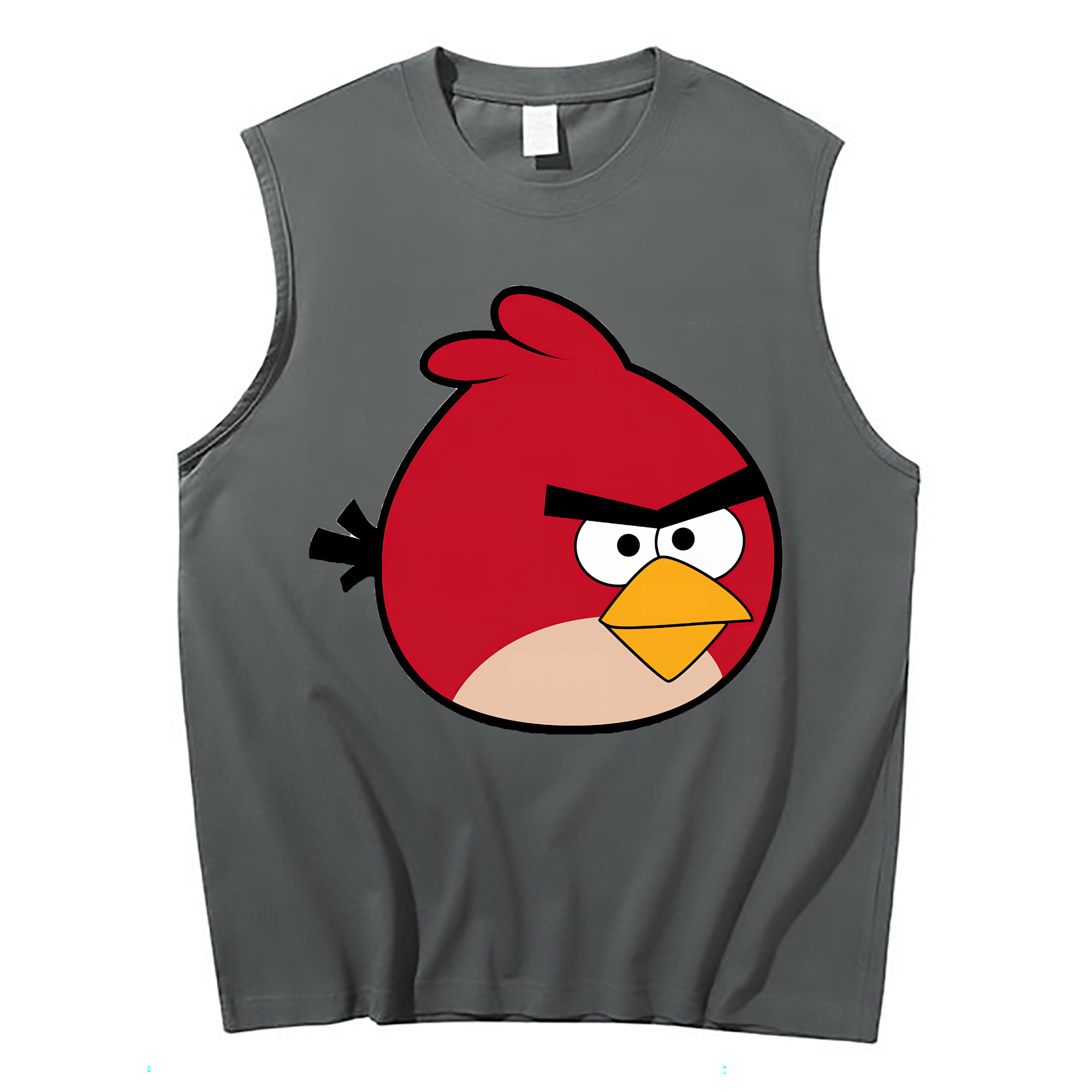 （画像用） Angry Birds アングリーバード コットン100％タンクトップ（フロントプリント）